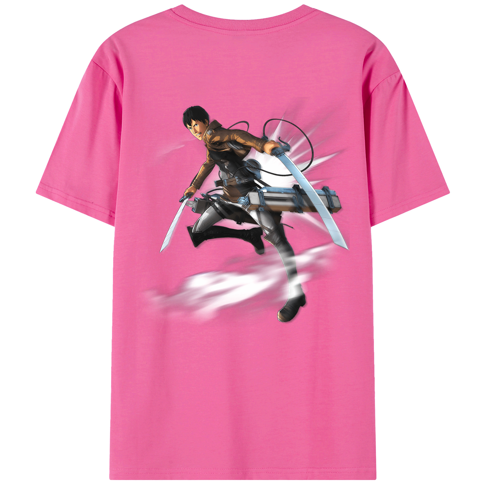 （画像用） 進撃の巨人 ベルトルト・フーバー Attack on Titan Bertholdt Hoover レディース半袖Tシャツ(バックプリント)
